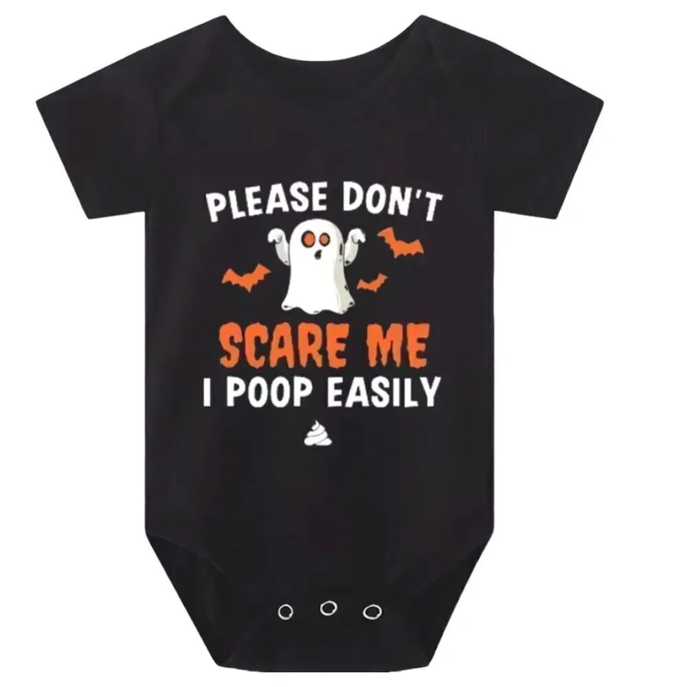 Boutique Black Halloween Snap Bodysuit